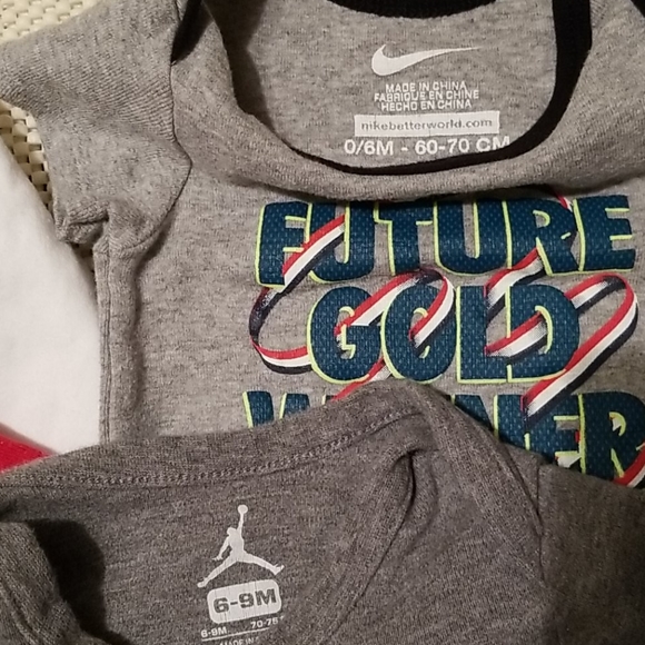 Bundle of nike, Jordan, under armour boys onesies - Picture 4 of 6